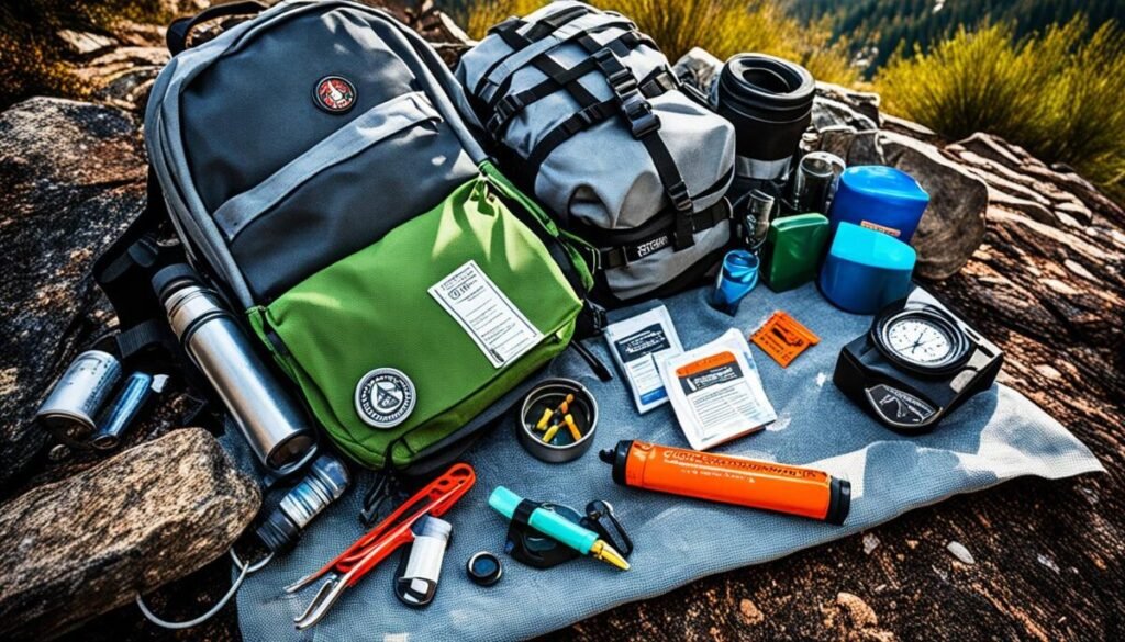 Outdoor Survival Tools Kit with Fire Starter